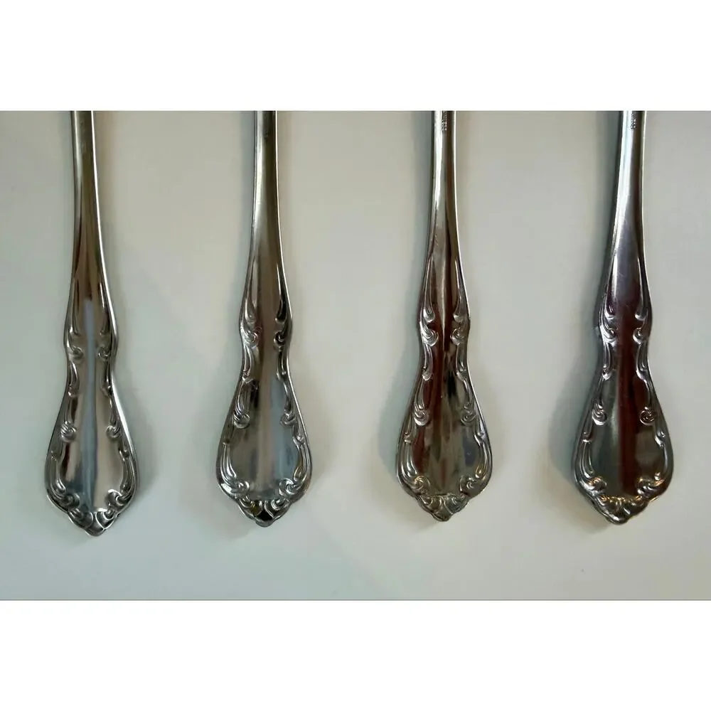 Oneida Profile St. Louis Dinner Fork Set of 4 Replacement Flatware 7 1/4”